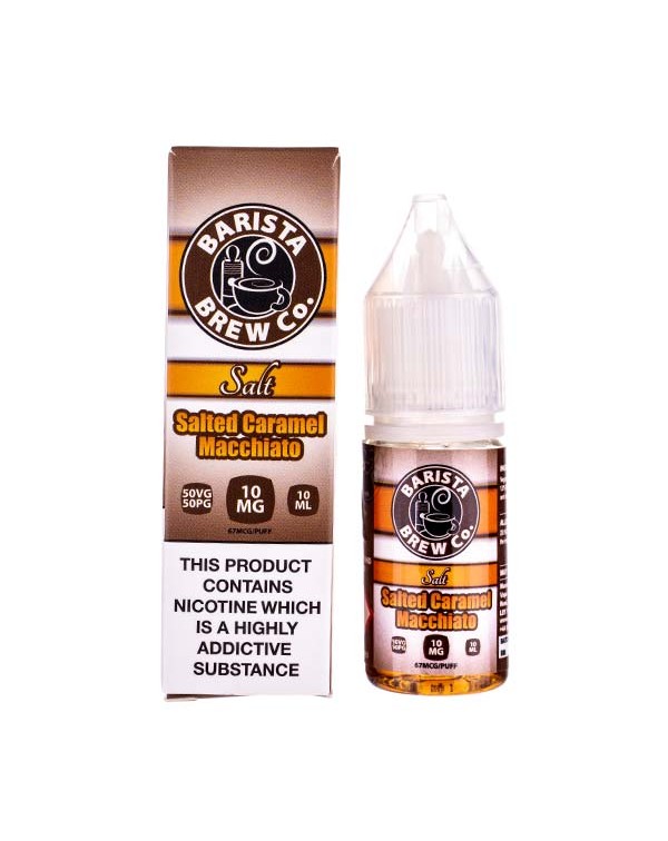 Salted Caramel Macchiato Nic Salt E-Liquid by Bari...