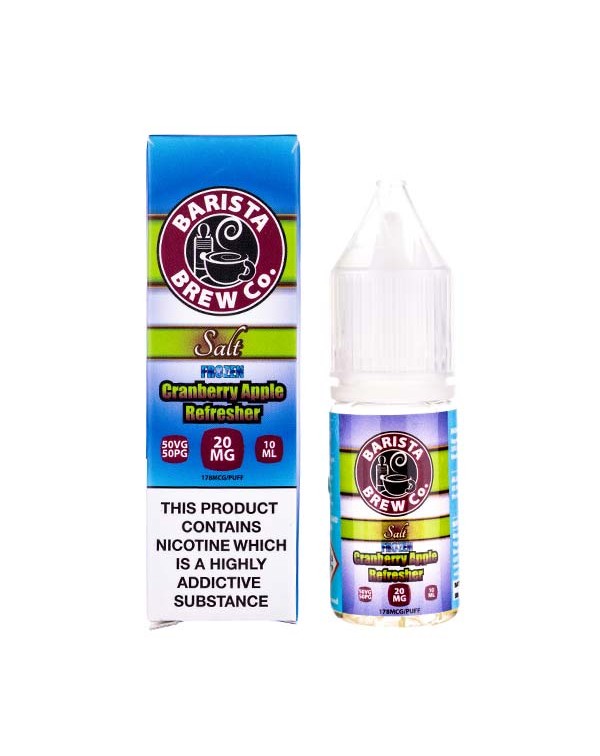 Frozen Cranberry Apple Refresher Nic Salt E-Liquid...