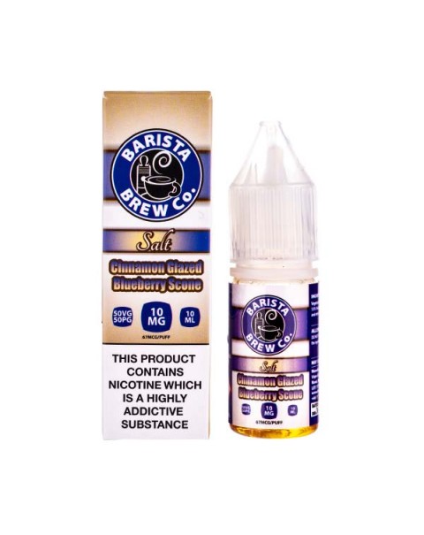 Cinnamon Glazed Blueberry Scone Nic Salt E-Liquid by Barista Brew