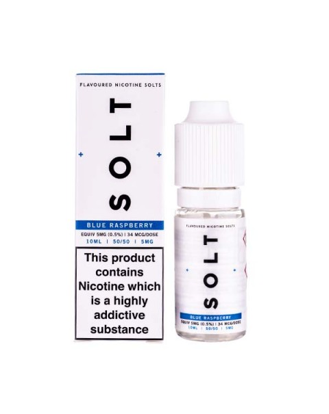 Blue Raspberry Nic Salt E-Liquid by SOLT