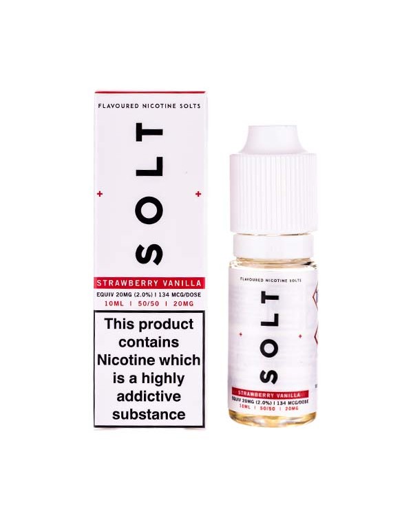 Strawberry Vanilla Nic Salt E-Liquid by SOLT