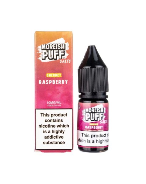 Raspberry Sherbet Nic Salt E-Liquid by Moreish Puff