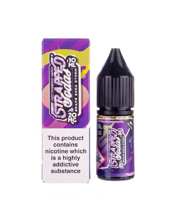 Grape Soda Storm Nic Salt E-Liquid by Strapped