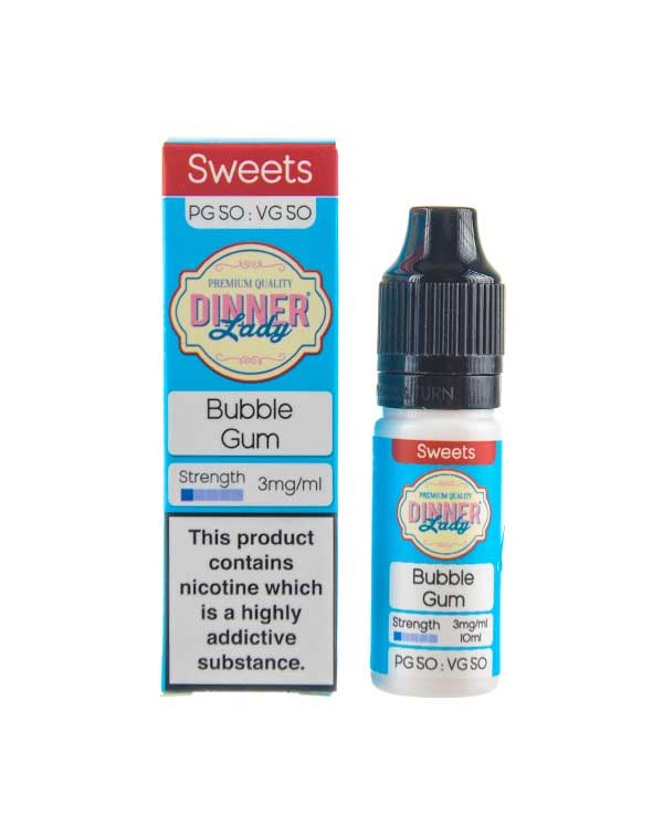 Bubblegum 50/50 E-Liquid by Dinner Lady