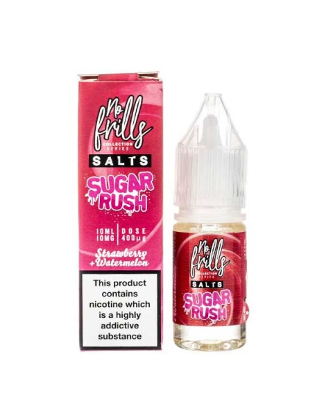 Strawberry Watermelon Nic Salt E-Liquid by No Frills