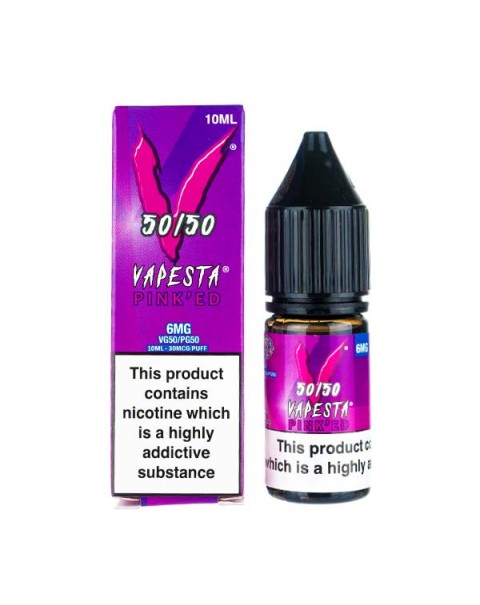 Pink'ed 50/50 E-Liquid by Vapesta