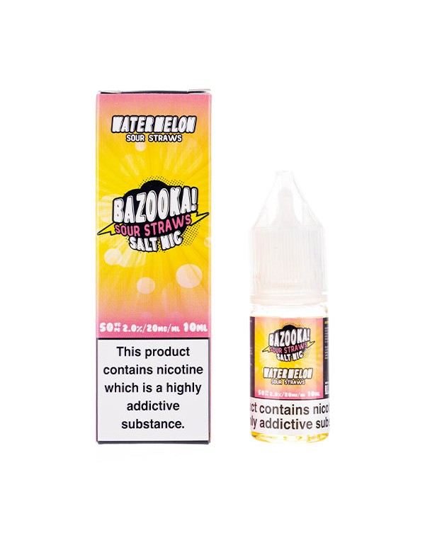 Watermelon Sour Nic Salt E-Liquid by Bazooka!