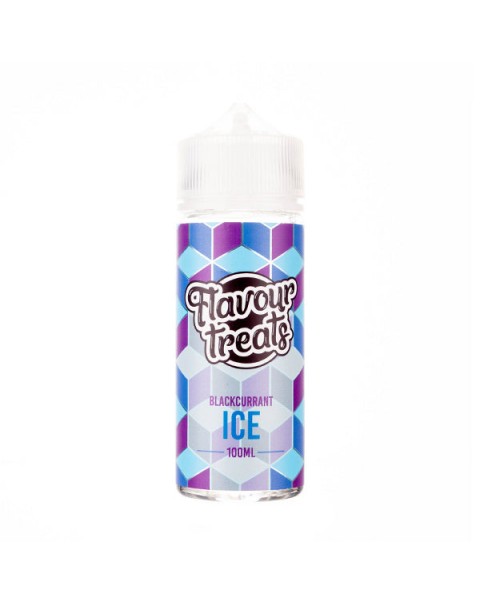 Blackcurrant Ice 100ml Shortfill E-Liquid by Flavour Treats