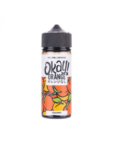 Peach & Apricot 100ml Shortfill E-Liquid by Okay! Orange