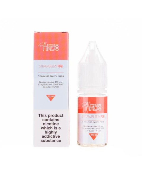 Strawberry Pom Nic Salt E-Liquid by Naked 100