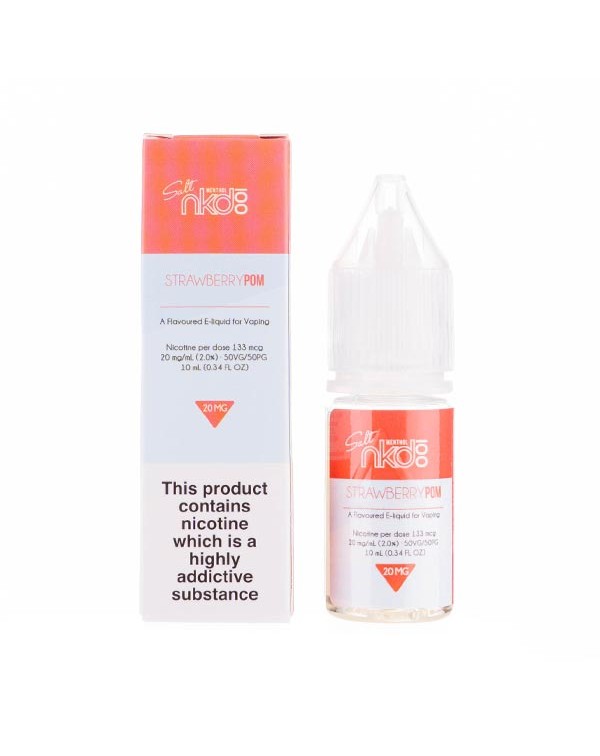 Strawberry Pom Nic Salt E-Liquid by Naked 100