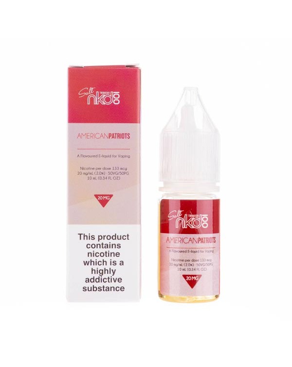 American Patriots Nic Salt E-Liquid by Naked 100