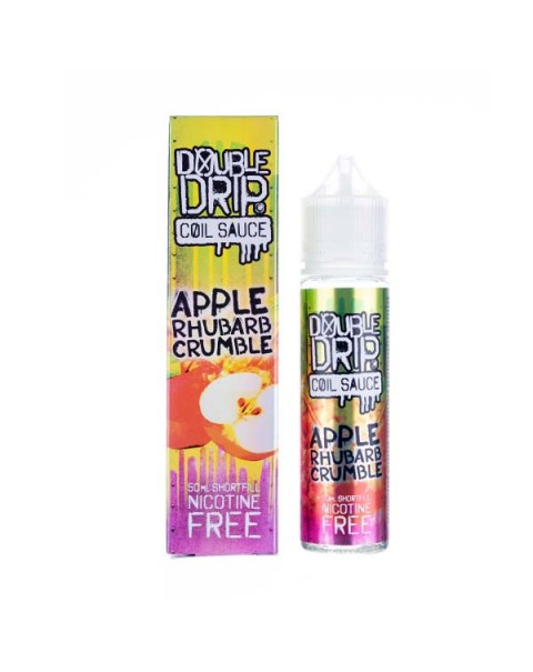 Apple Rhubarb Crumble Shortfill E-Liquid by Double Drip