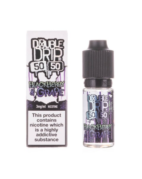 Blackberry & Grape 50-50 E-Liquid by Double Drip