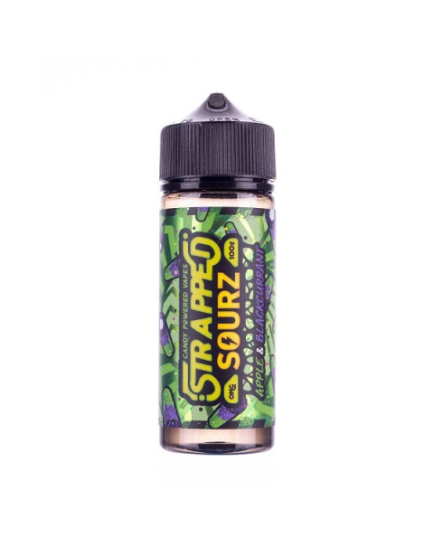 Apple and Blackcurrant Shortfill E-Liquid by Strapped Sourz
