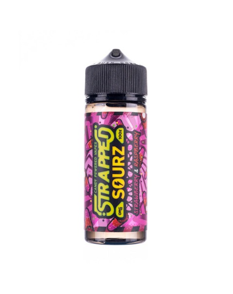 Strawberry and Raspberry Shortfill E-Liquid by Strapped Sourz