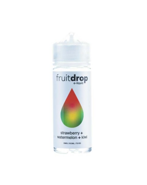 Strawberry, Watermelon & Kiwi 100ml Shortfill E-Liquid by Fruit Drop