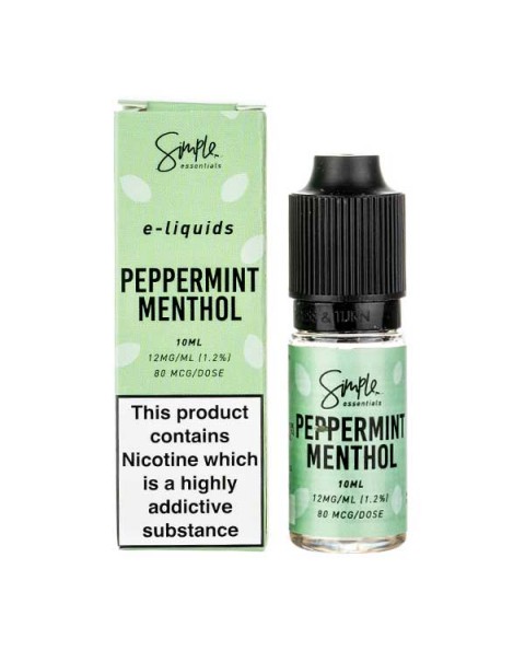 Peppermint Menthol E-Liquid by Simple Essentials