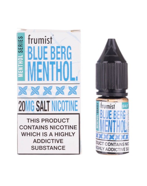 Blue Berg Menthol Nic Salt E-Liquid by Frumist