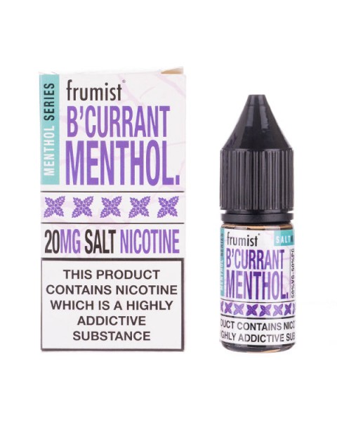 Blackcurrant Menthol Nic Salt E-Liquid by Frumist