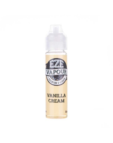 Vanilla Cream 50ml Shortfill E-Liquid by EZE Vapour