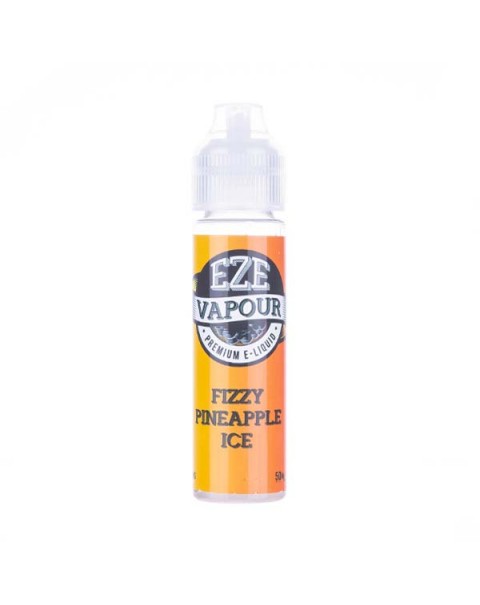 Fizzy Pineapple Ice 50ml Shortfill E-Liquid by EZE Vapour