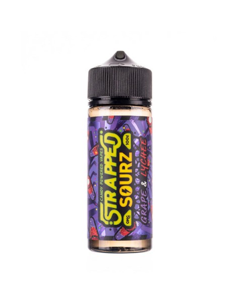 Grape and Lychee Shortfill E-Liquid by Strapped Sourz