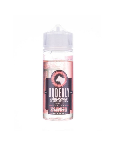 Strawberry Milkshake 100ml Shortfill E-Liquid by Udderly Amazing