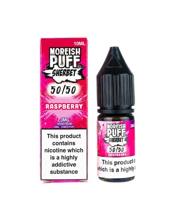 Raspberry Sherbet 50/50 E-Liquid by Moreish Puff