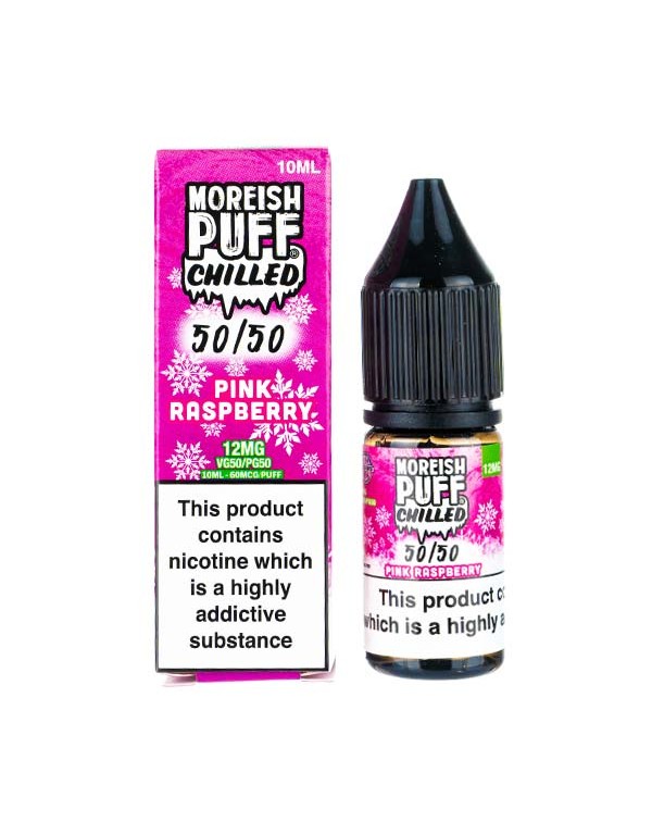 Pink Raspberry Chilled 50/50 E-Liquid by Moreish P...