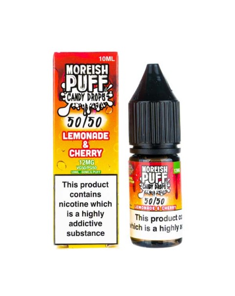 Lemonade & Cherry Candy Drops 50/50 E-Liquid by Moreish Puff