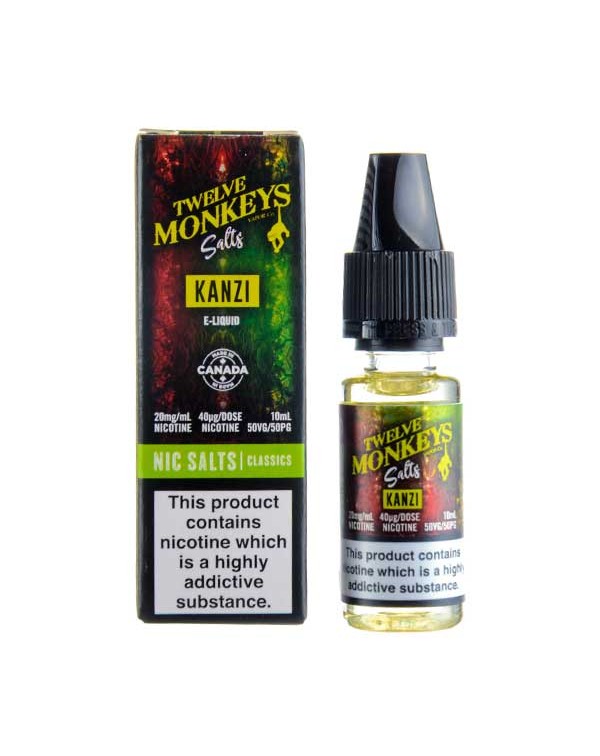 Kanzi Nic Salt E-Liquid by Twelve Monkeys