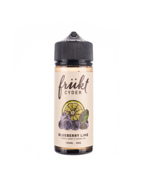 Blueberry Lime 100ml Shortfill E-Liquid by Frukt Cyder