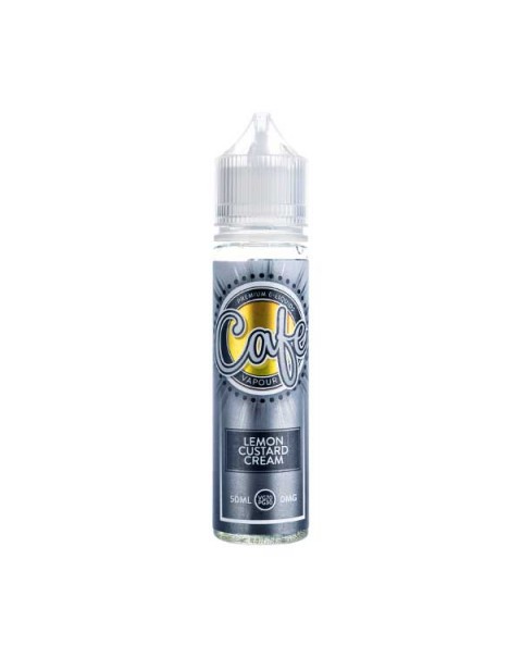 Lemon Custard Cream Shortfill E-Liquid by Cafe Vapour