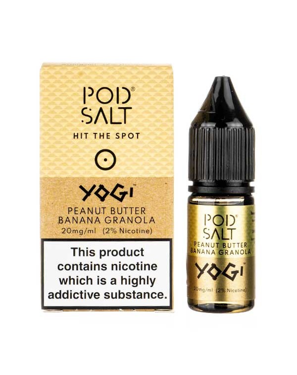 Peanut Butter Banana Nic Salt E-Liquid by Pod Salt