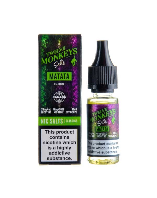 Matata Nic Salt E-Liquid by Twelve Monkeys