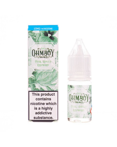 Pear, Apple and Raspberry Nic Salt E-Liquid by Ohm Boy