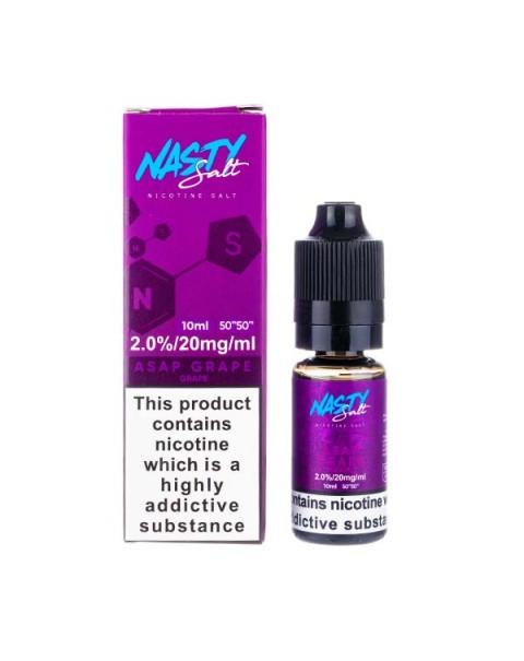 ASAP Grape E-Liquid Nic Salt by Nasty Juice