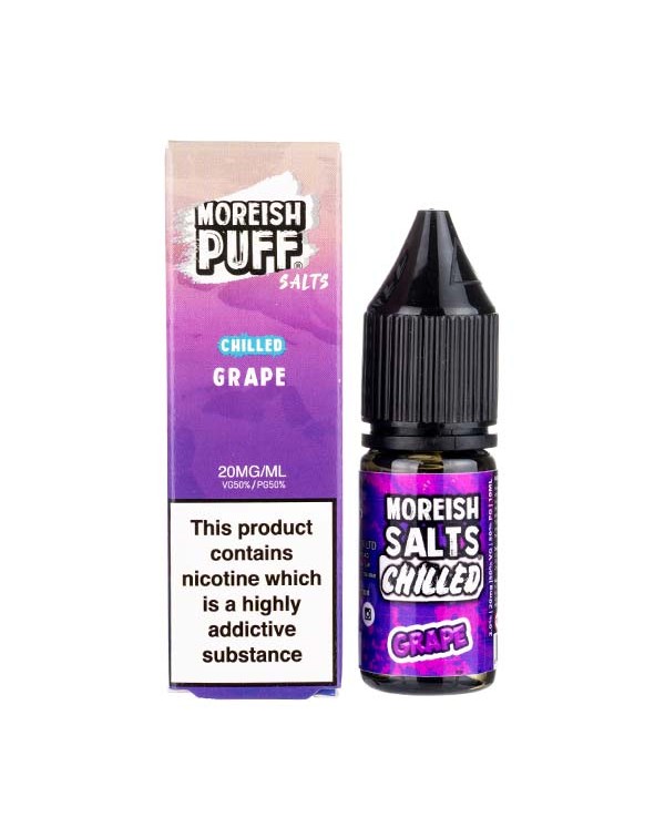 Grape Chilled Nic Salt E-Liquid by Moreish Puff