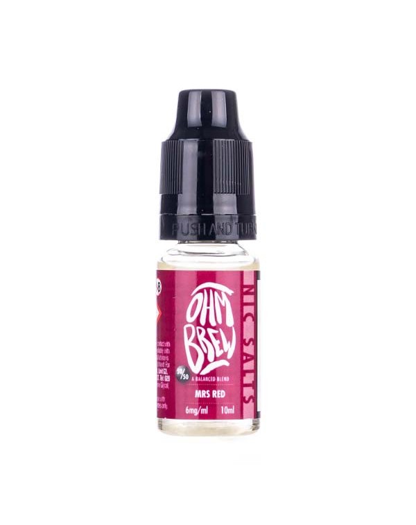 Mrs Red Nic Salt E-Liquid by Ohm Brew