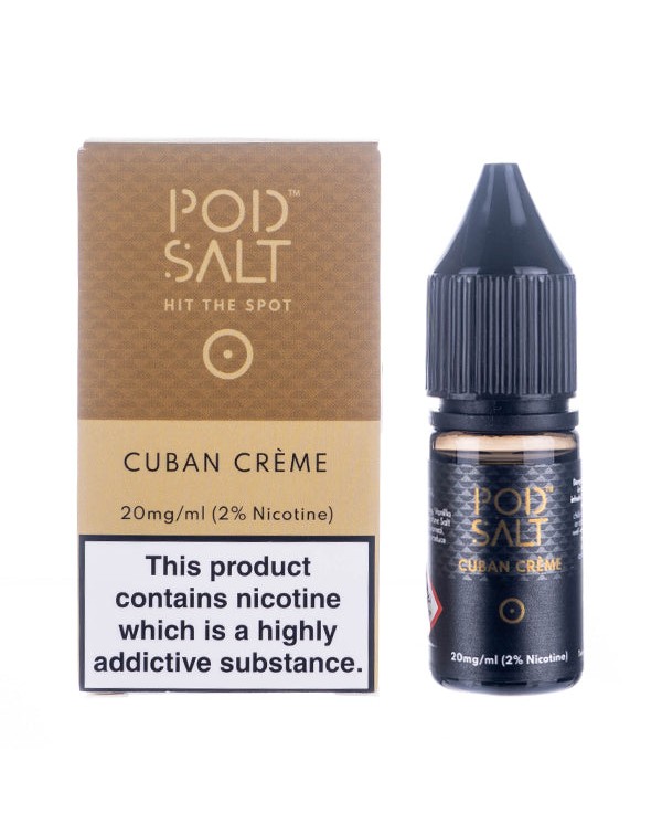 Cuban Creme Nic Salt E-Liquid by Pod Salt