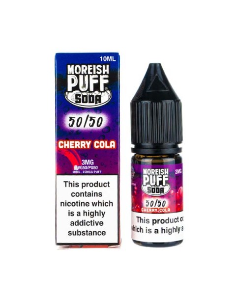 Cherry Cola Soda 50/50 E-Liquid by Moreish Puff