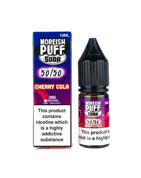 Cherry Cola Soda 50/50 E-Liquid by Moreish Puff