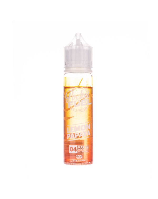 Lemon Papaya Shortfill E-Liquid by Pocket Fuel