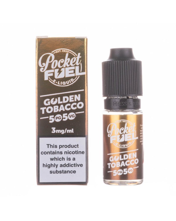 Golden Tobacco 50-50 E-Liquid by Pocket Fuel
