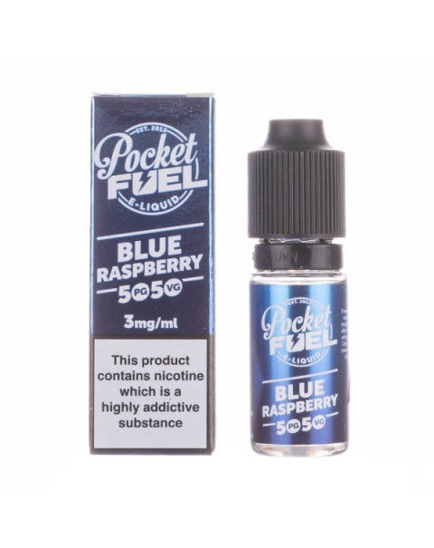 Blue Raspberry 50-50 E-Liquid by Pocket Fuel