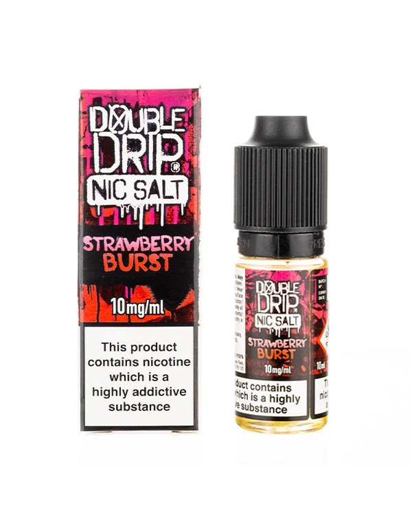 Strawberry Burst Nic Salt E-Liquid by Double Drip
