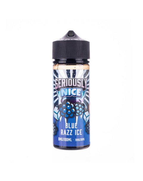 Blue Razz Ice 100ml Shortfill E-Liquid by Seriously Nice