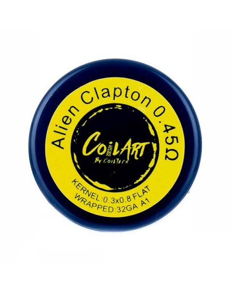 0.45ohm Premade Alien Clapton Coils by CoilArt