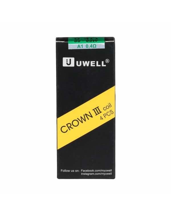 Crown 3 Tank Coils - 4 Pack by Uwell